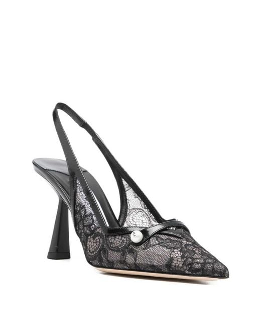 Jimmy Choo Metallic Amita Patent Leather Pumps