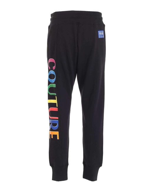 Versace Jeans Couture Blue Logo Sweatpants for men