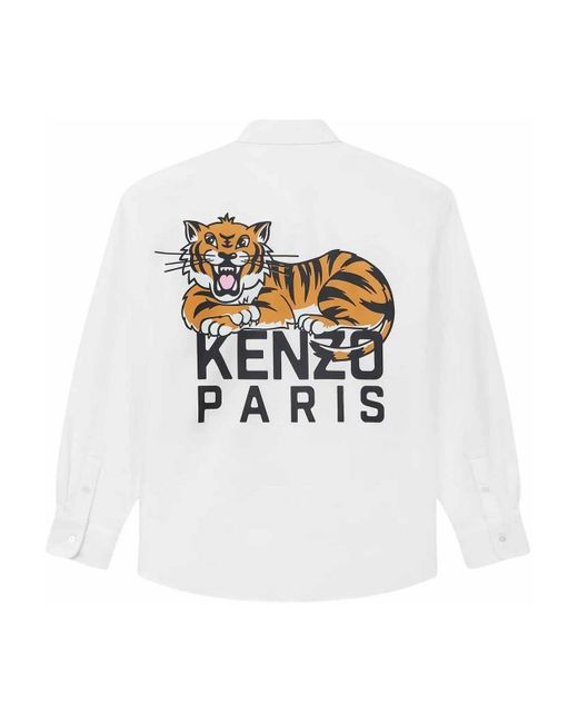 KENZO White Chemise Ml for men