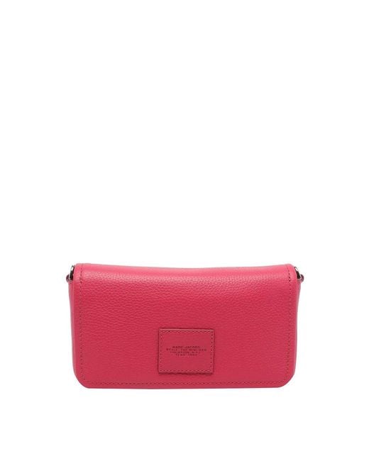 Marc Jacobs Pink Raspeberry The Mini Bag Crossbody Bag