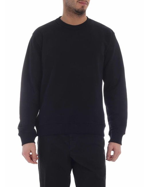 KENZO Blue Sweatshirt With Logo On The Back for men