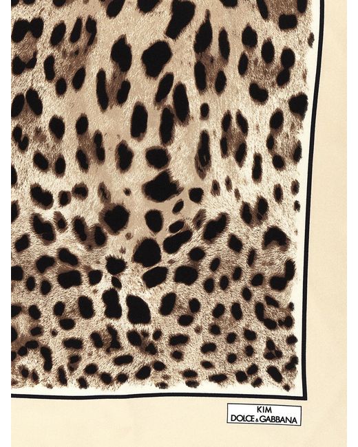 Dolce & Gabbana Black Silk Scarves