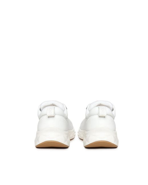 Jimmy Choo White Diamond Run F Sneaker
