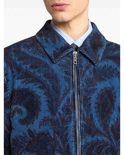 Etro Blue Outerwear for men