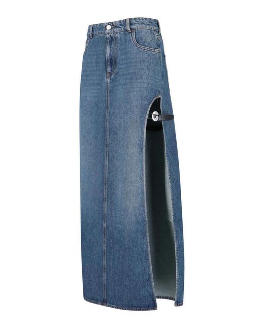 Coperni Blue Maxi Skirt