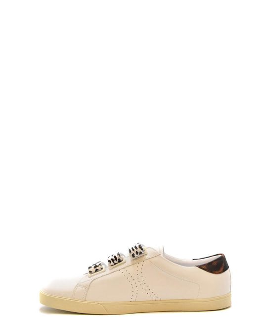 Céline White Leather Sneakers for men