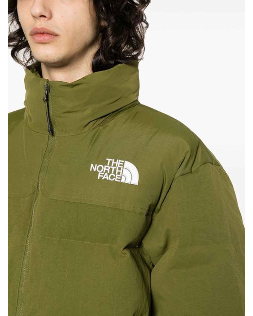 The North Face Green Logoed Down Jacket for men