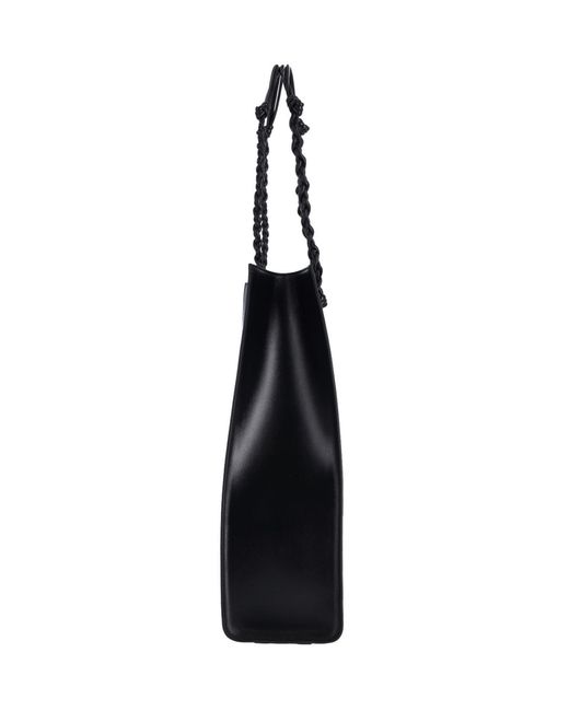 Jil Sander Black Tangle Tote Bag