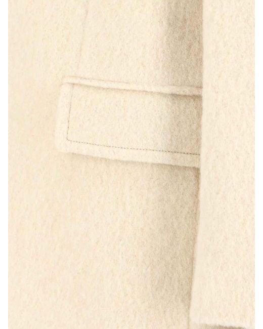 DUNST Natural Single-Breasted Blazer