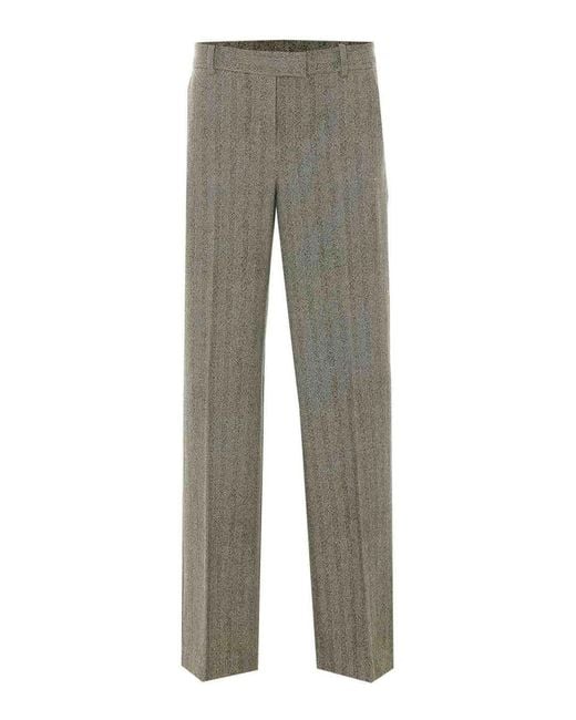 Circolo 1901 Gray Chevron Pants
