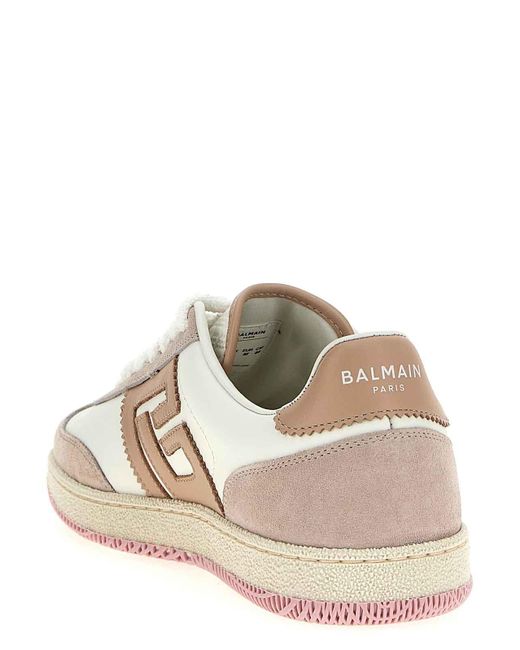 Balmain Natural Swan Sneakers