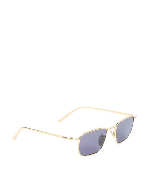 Prada Natural Eyewear Metal Sunglasses for men