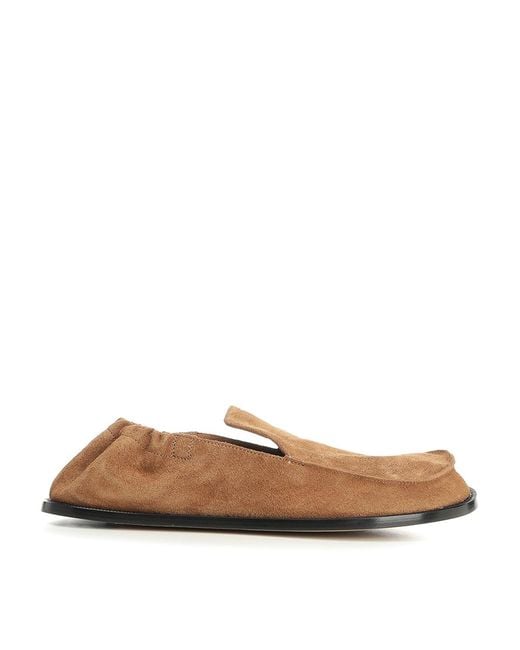 Loewe Brown Flex Moccasins for men