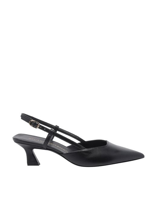 Stuart Weitzman Black Vinnie Slingback