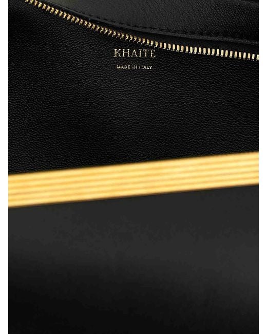 Khaite Black Donna Evening Clutch