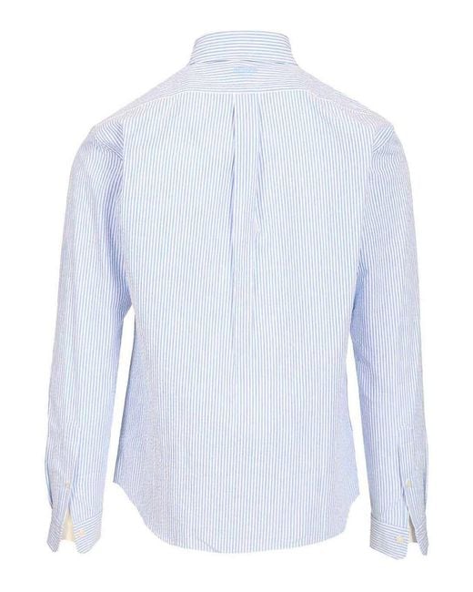 KENZO Blue Boke Flowers Shirt for men