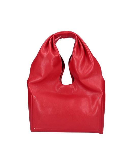 Maison Margiela Red Medium Box Shoulder Bag