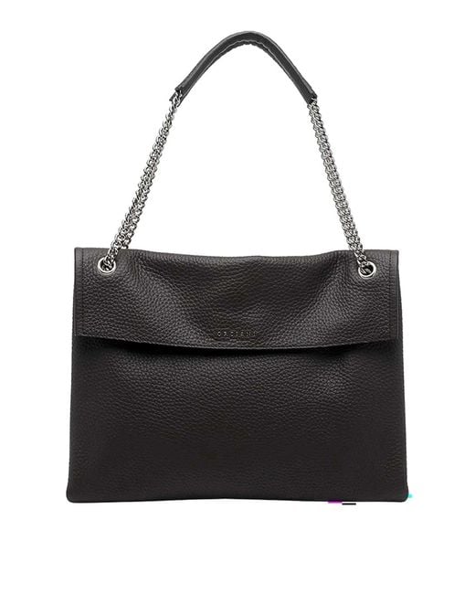 Orciani Black Shoulder Bag