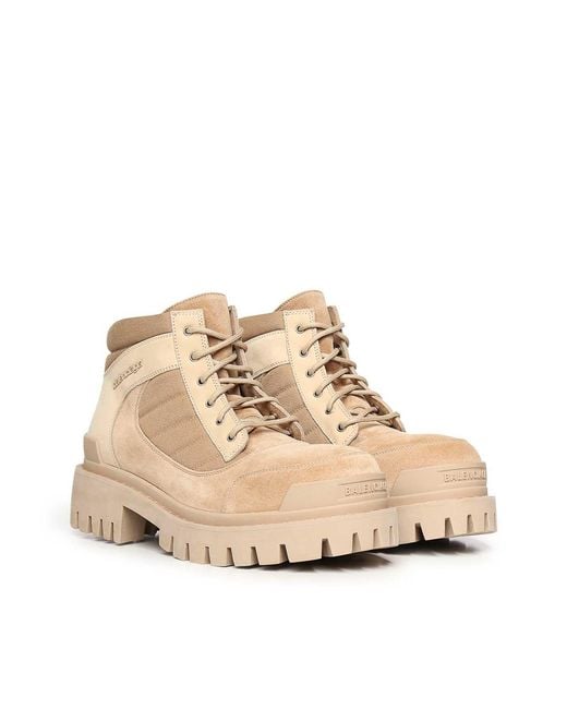 Balenciaga Natural Combat Strike Low Boot for men