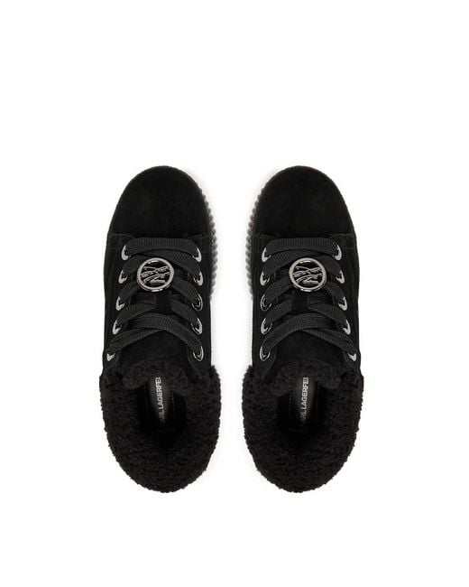 Karl Lagerfeld Black Sneakers