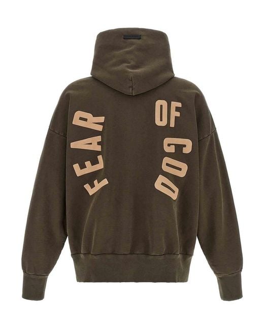 Fear Of God Green Classic Hoodie for men