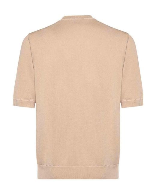 Eleventy Natural Cotton Pullover for men