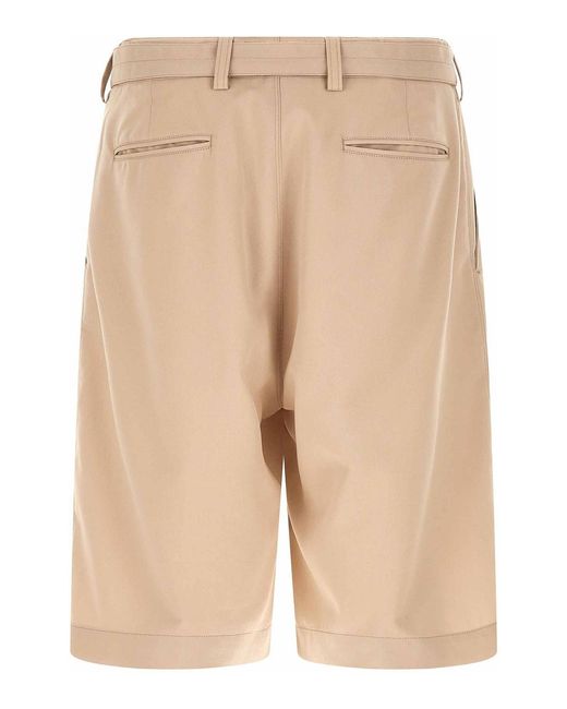 Cellar Door Natural Viper Bermuda Shorts for men
