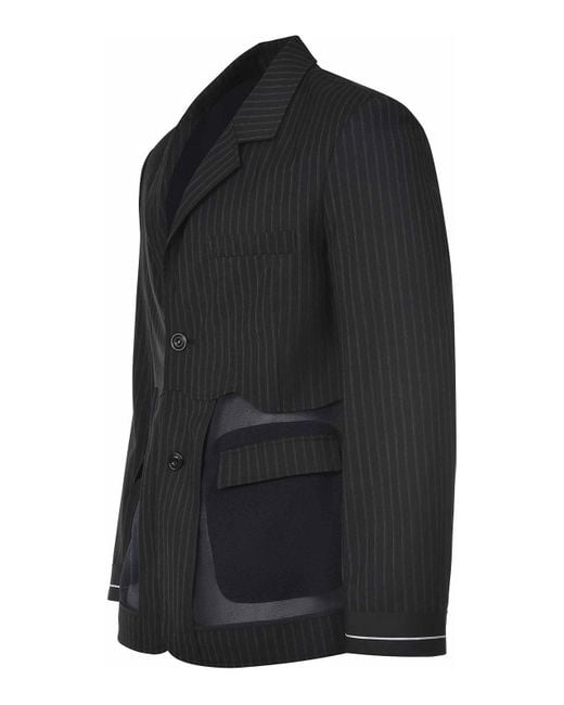 ANDERSSON BELL Black Jacket Made Of Viscose Blend for men