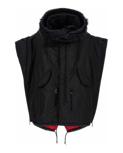 Junya Watanabe Black Oversize Puffer Jacket