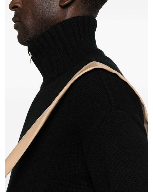 Extreme Cashmere Black Cashmere Zipped Cardigan