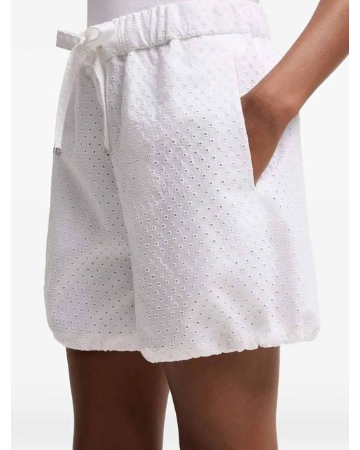 Moncler White Shorts