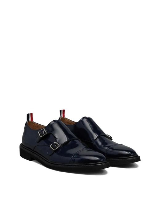 Thom Browne Black Cap Toe Oxford for men