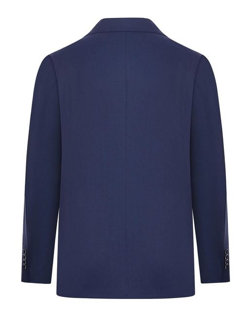 Tagliatore Blue Tailored Suit for men