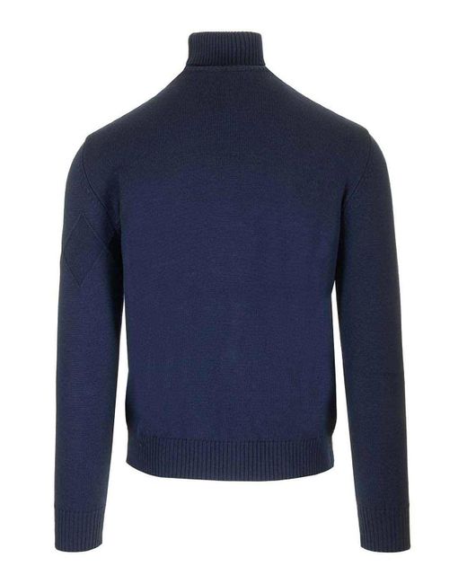 Ballantyne Blue Turtleneck Sweater for men