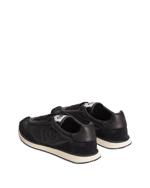 Dolce & Gabbana Black Sports Shoes With Logo for men