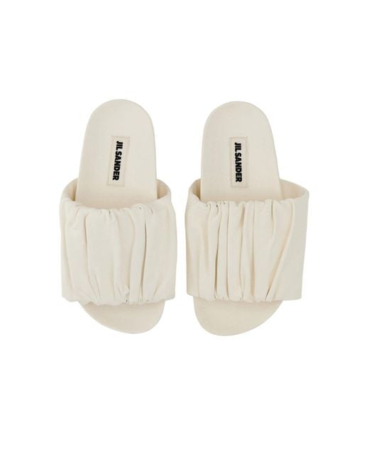 Jil Sander White Sandals