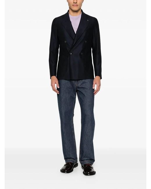 Tagliatore Black 'Montecarlo' Jacket for men