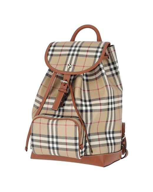 Burberry Natural Check Backpack