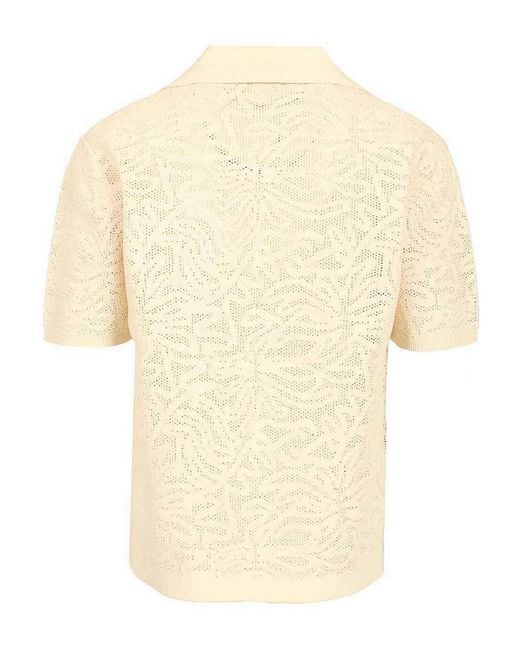 Drole de Monsieur Natural Maille Dentelle Shirt for men