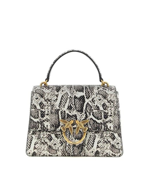 Pinko White Love Bag' Bag With Handle