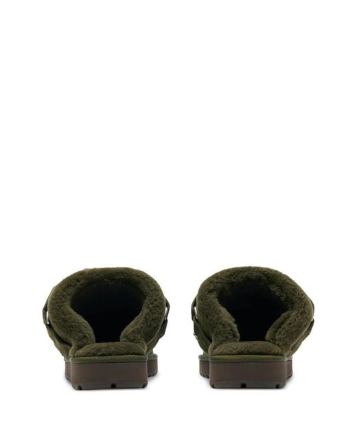Burberry Green Leather Mules for men