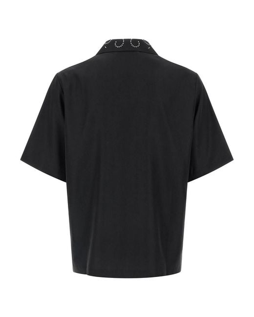 Amiri Black Stud Camp Shirt for men