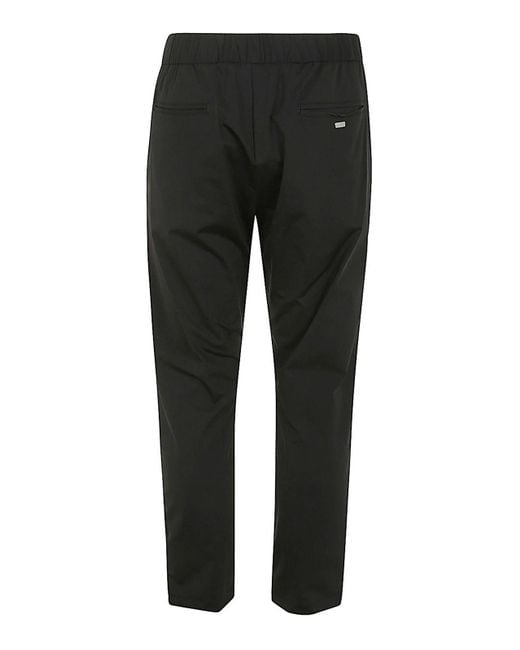 Herno Black Track Trousers for men