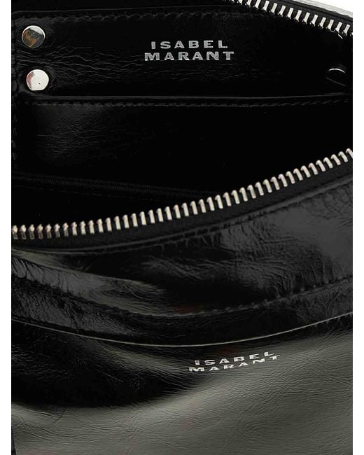 Isabel Marant Black Winna Duo Crossbody Bag