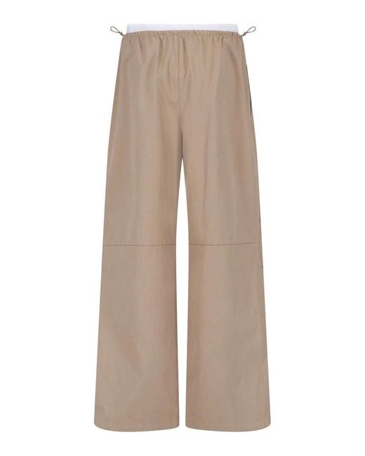 Alexander Wang Natural Cotton Trousers