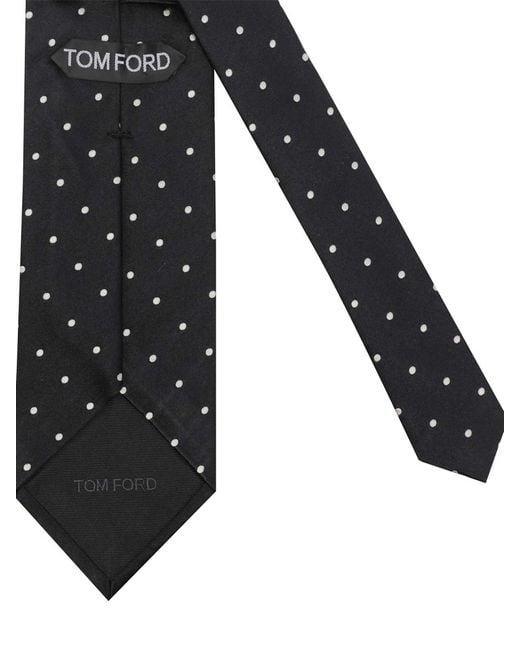 Cravatta Nera di Tom Ford in Black da Uomo