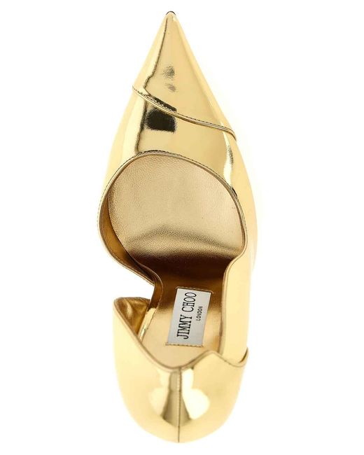 Jimmy Choo Metallic Brigitte Pumps