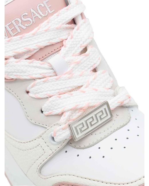 Versace White Odyssey Sneakers