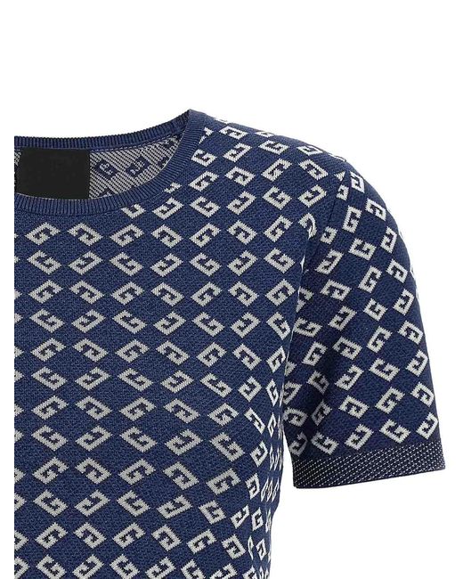 Givenchy Blue Cropped Top