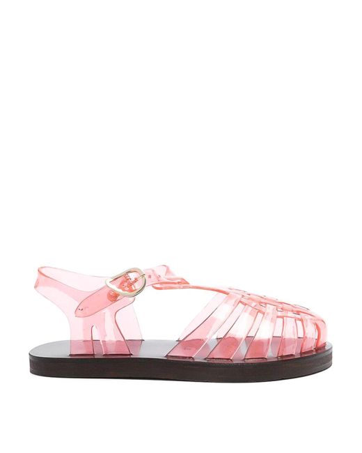 Ancient Greek Sandals Pink Light Sandals